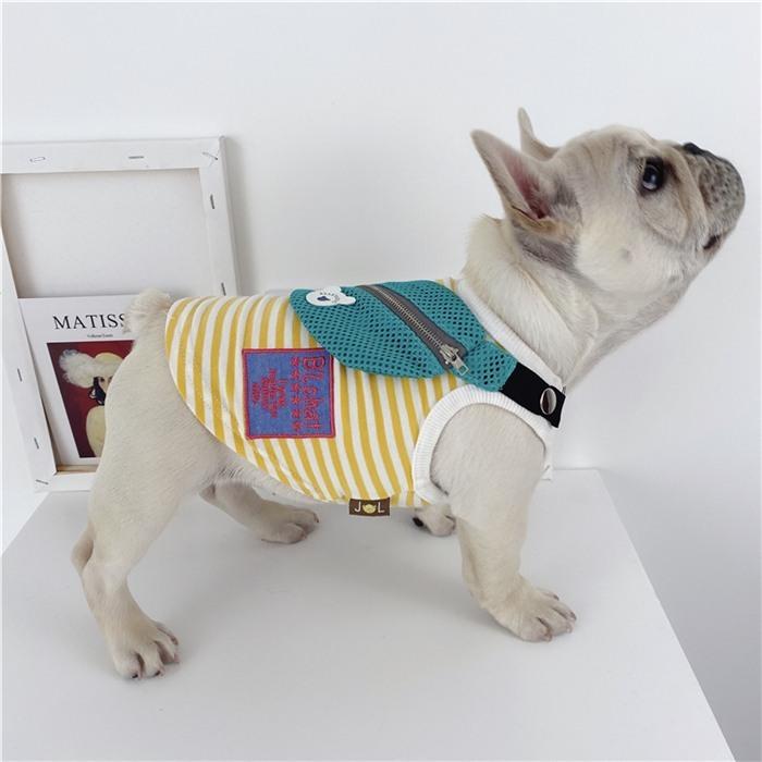 犬 服 かばん付き タンクトップ フレブル フレンチブルドッグ ペット服
