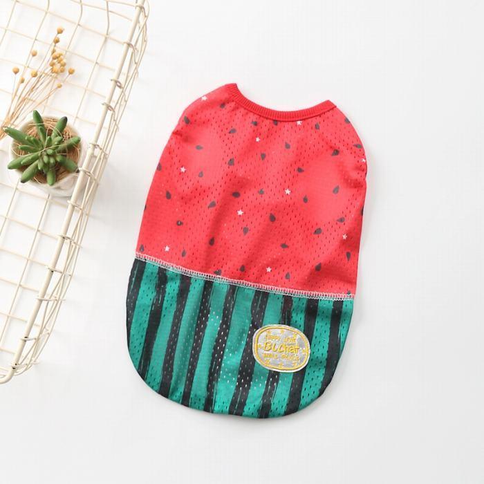 フレンチブルドッグ 夏 涼しい 通気性 スイカ タンクトップ