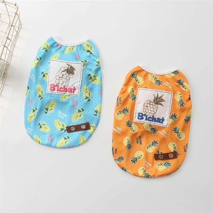 フレンチブルドッグ 夏 涼しい 通気性 パイナップル 涼しい