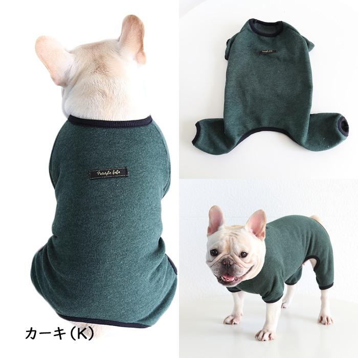 犬服 春秋冬 中型犬 裏起毛 フレンチブルドッグ オールインワン