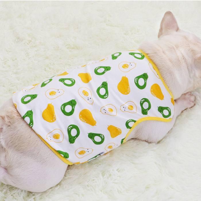 タンクトップ フレンチブルドッグ 犬 服 ペットの服 ペット服 アボカド