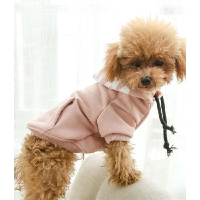 犬 服 フレンチブルドッグ ペット 秋 冬 厚手 パーカー フード付き T