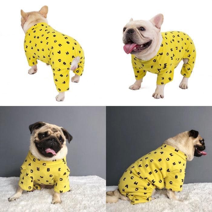 犬 服 フレンチブルドッグ オールインワン ロンパース パジャマ つなぎ