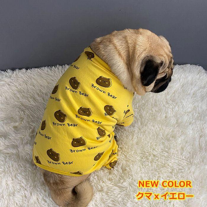 犬 服 フレンチブルドッグ オールインワン ロンパース パジャマ つなぎ