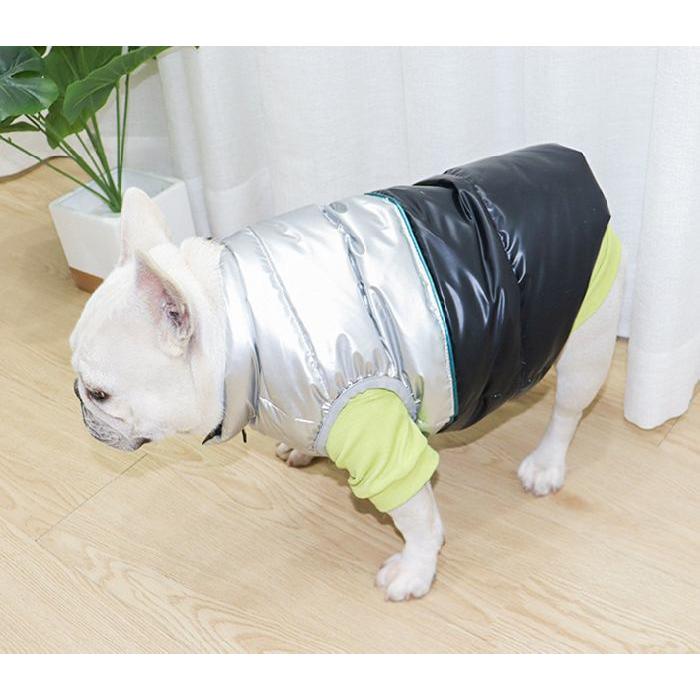 フレンチブルドッグ 服 冬 暖かい ダウンベスト ダウン ジャケット