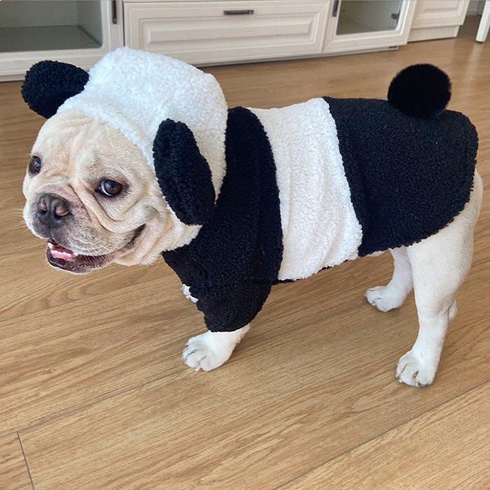 フレンチブルドッグ 服 フレブル 犬 ドッグウェア 秋 冬 暖かい パンダ