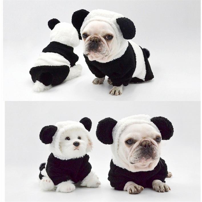 フレンチブルドッグ 服 フレブル 犬 ドッグウェア 秋 冬 暖かい パンダ