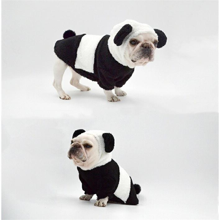 フレンチブルドッグ 服 フレブル 犬 ドッグウェア 秋 冬 暖かい パンダ