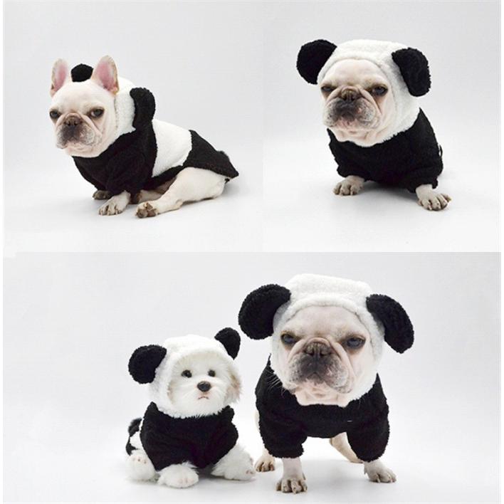 フレンチブルドッグ 服 フレブル 犬 ドッグウェア 秋 冬 暖かい パンダ