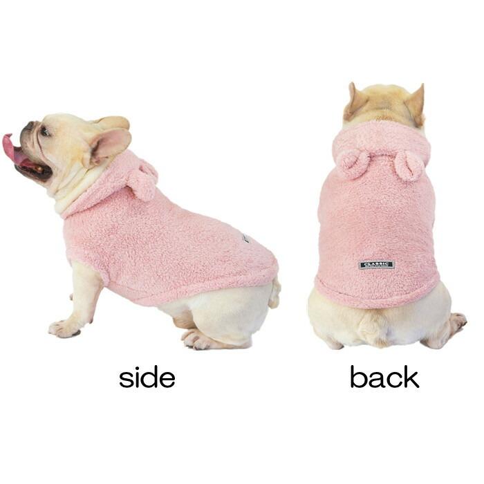 フレンチブルドッグ 犬 服 秋 冬 ボア もこもこ モコモコ かわいい