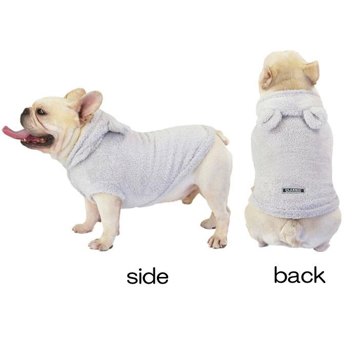 フレンチブルドッグ 犬 服 秋 冬 ボア もこもこ モコモコ かわいい