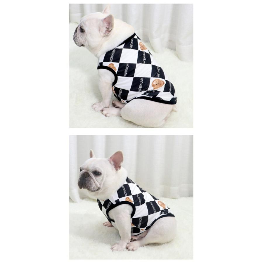 フレンチブルドッグ ペット 服 春 夏 薄手 タンクトップ フレブル 犬
