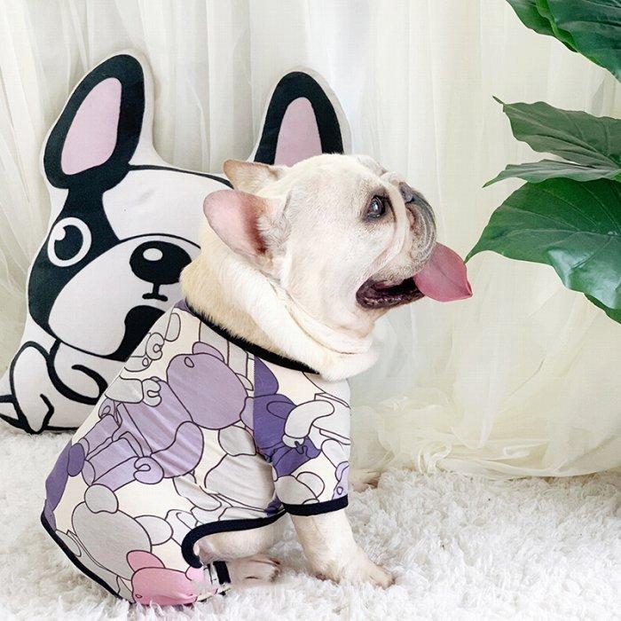 犬服 春夏 可愛い フレンチブルドッグ オールインワン 春 夏 パジャマ