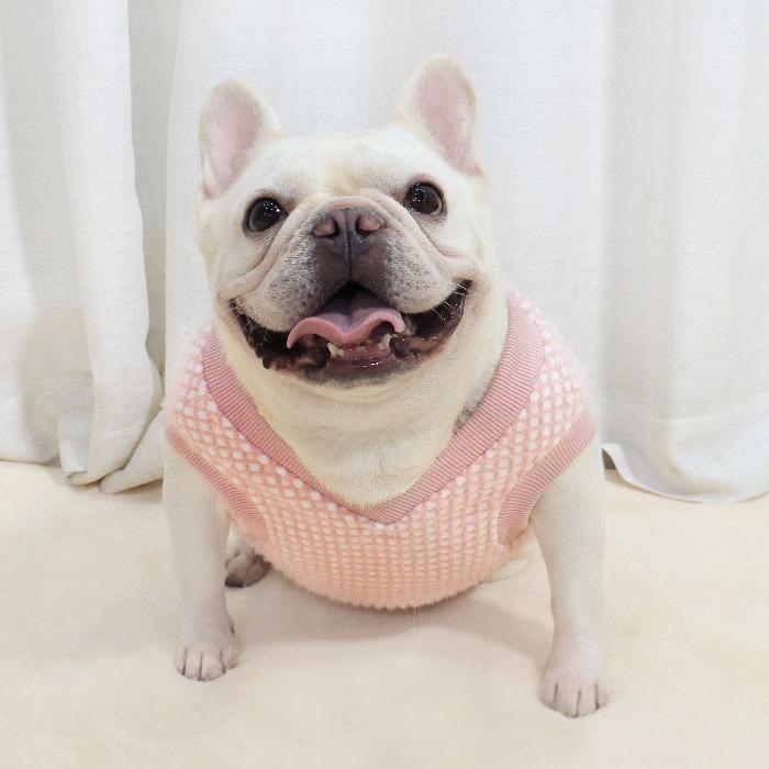 フレンチブルドッグ 服 犬 冬 もこもこ 暖かい ボア タンクトップ