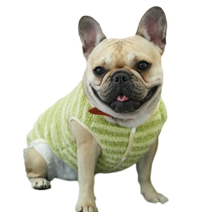 犬 服 フレンチブルドッグ フレブル ベスト もこもこ アウター 秋 冬