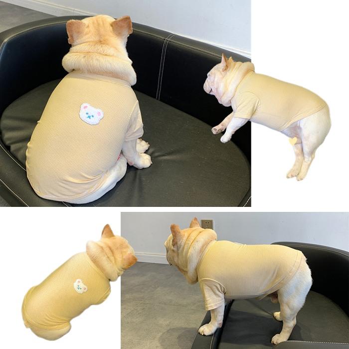 犬 犬服 夏服 タンクトップ フレンチブルドック Tシャツ ドッグウェア