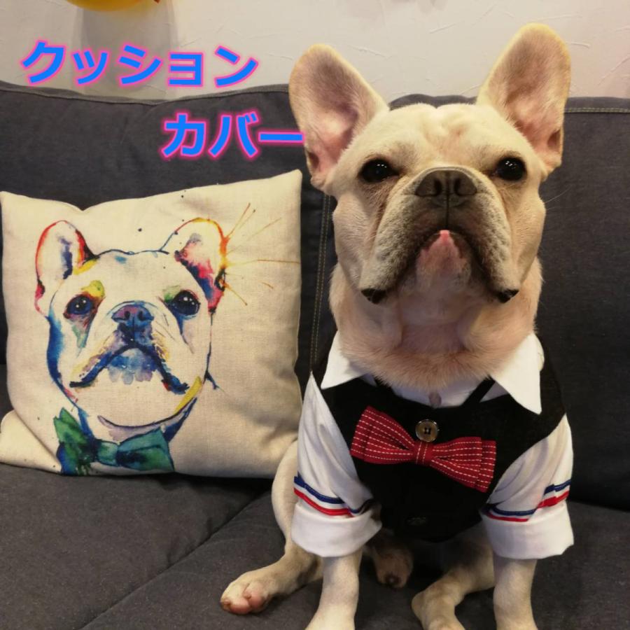 新品未使用 送料無料 おしゃれ かわいい イラスト インテリア クッションカバー グッズ パグ 小型犬 犬 筋トレ 雑貨 黒パグ 人気大割引 パグ