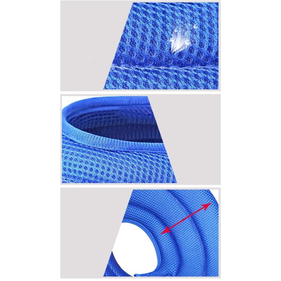 ソフト エリザベスカラー 優しい 柔らかい ストレスフリー 介護犬 面白い 可愛い マジックテープ ケガしない アレルギー KM533G | ブランド登録なし | 13