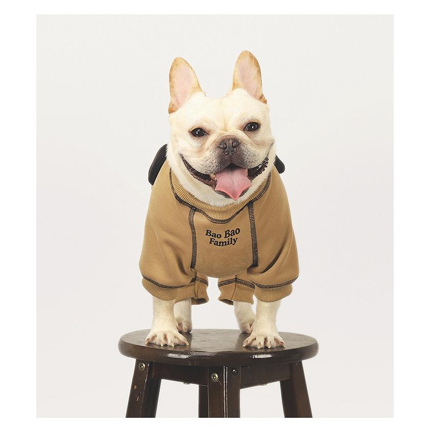 犬 服 ロンパース 裏ボア あったかロンパース 厚手 犬顔プリント