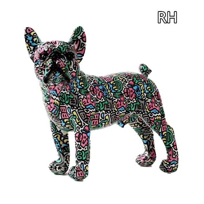 フレンチブルドッグ 雑貨 グッズ 動物 北欧 樹脂 フレブル 彫刻置物