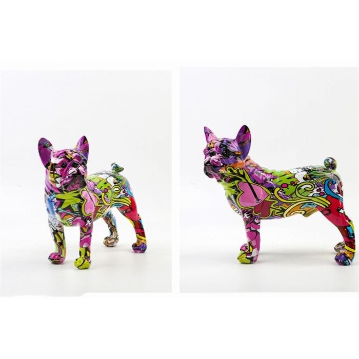 フレンチブルドッグ 雑貨 グッズ 動物 北欧 樹脂 フレブル 彫刻置物