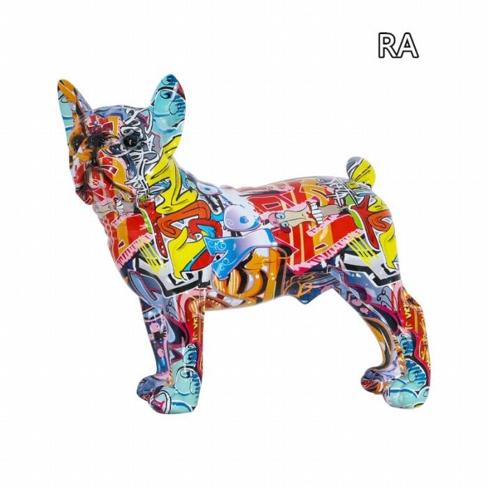 【訳あり】 ブルドッグ 置物 カラフル インテリア 雑貨　オブジェ ✨フレンチブルドッグ✨ 大人気フレンチブルドッグのオブジェに 待望の