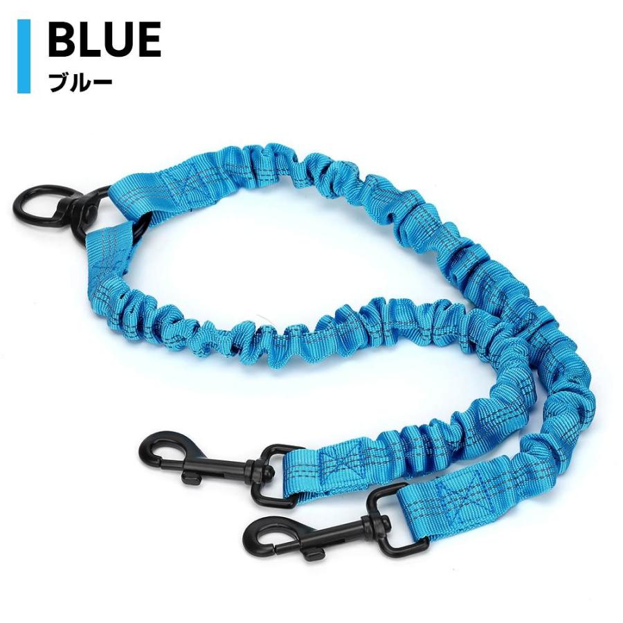 新色追加 伸縮リード 2頭引きリード ダブルリード 反射ライン 夜散歩