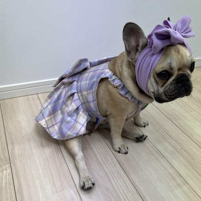 犬服・アクセサリー pink hawaii チョーカー P171 アクセサリー リボン ピンク ローズ フラワー