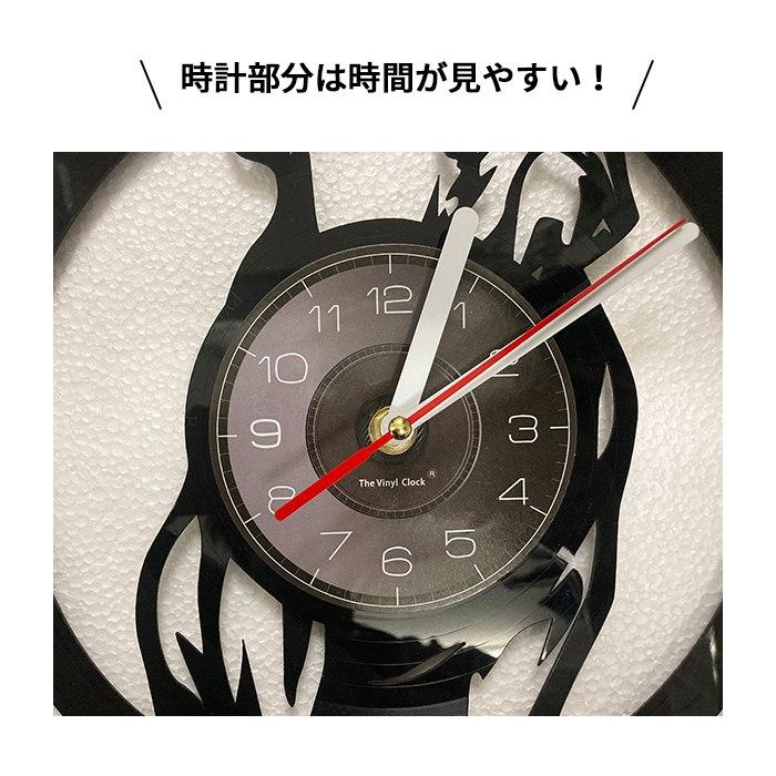 フレンチブルグッズ 掛け時計 フレンチブルドッグ時計 モノトーン