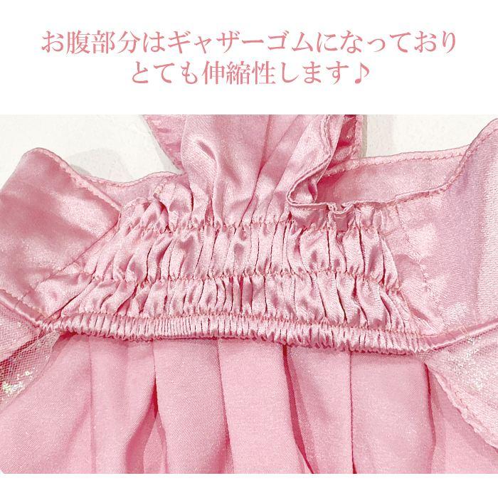 犬服 ワンピース ドレス ビッグリボン コサージュ付き フレンチ