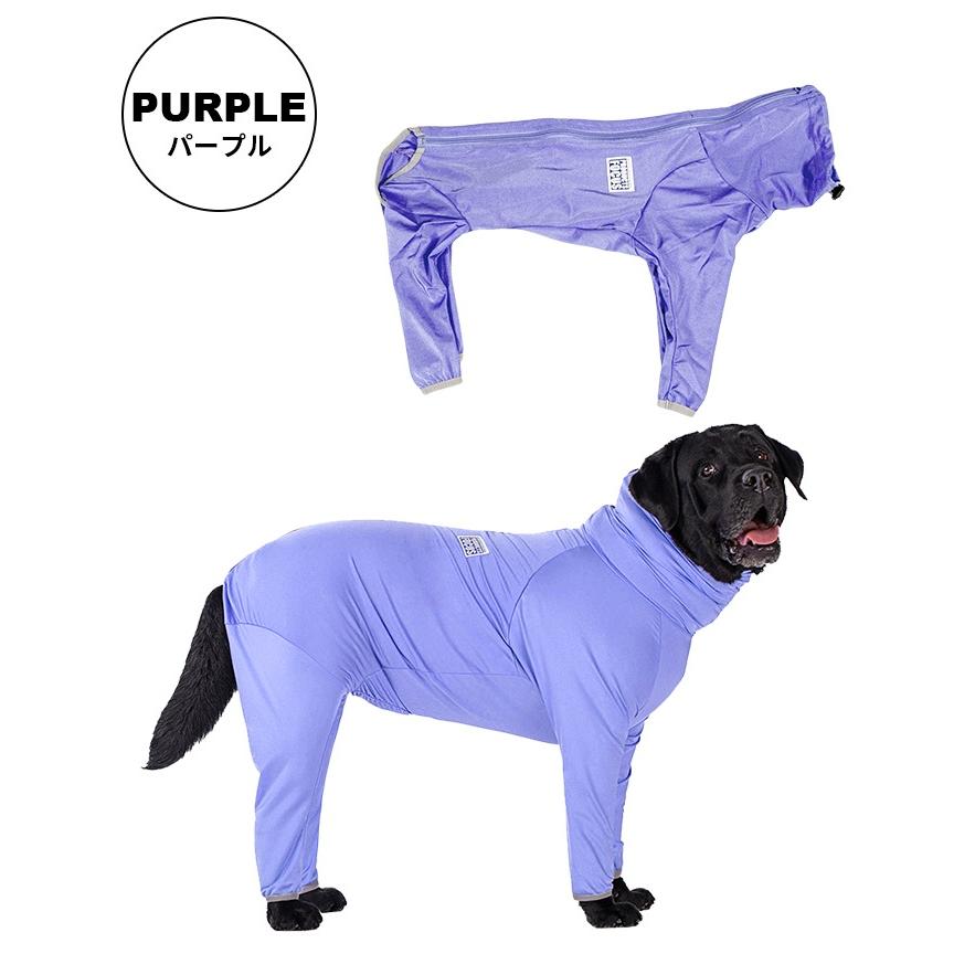 犬服 ハイネックロンパース 大型犬 中型犬 ラッシュガード 日除け