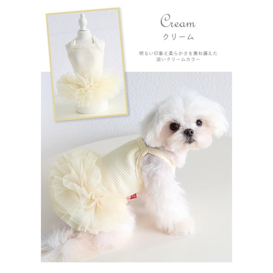 フレンチリネンのペチコートワンピ　∞TuTu∞    犬服　ハンドメイド 新色追加 犬服 バレリーナチュチュワンピ ワンピース 16色 ドレス