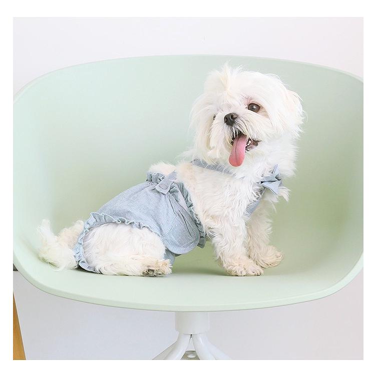 返品交換不可　マナーパンツ 犬用 サニタリーパンツ 生理パンツ おむつカバー ドッグウェア サスペンダー付き 犬服 介護用 シニア犬 介護 散歩 高齢犬 KM823OP | ブランド登録なし | 07