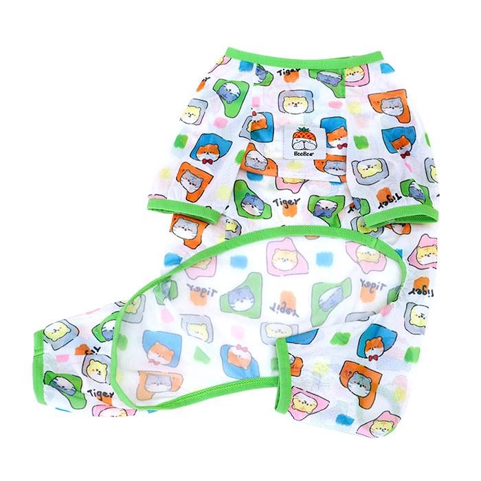 犬服 メッシュ つなぎ ロンパース 可愛い 夏 春 フレンチブルドッグ