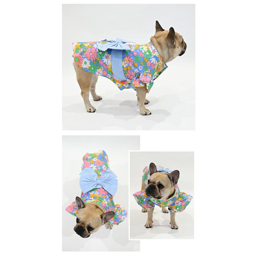 犬服 ゆかた 浴衣 マジックテープ 犬 猫 可愛い 花柄 和風 薄手 チワワ