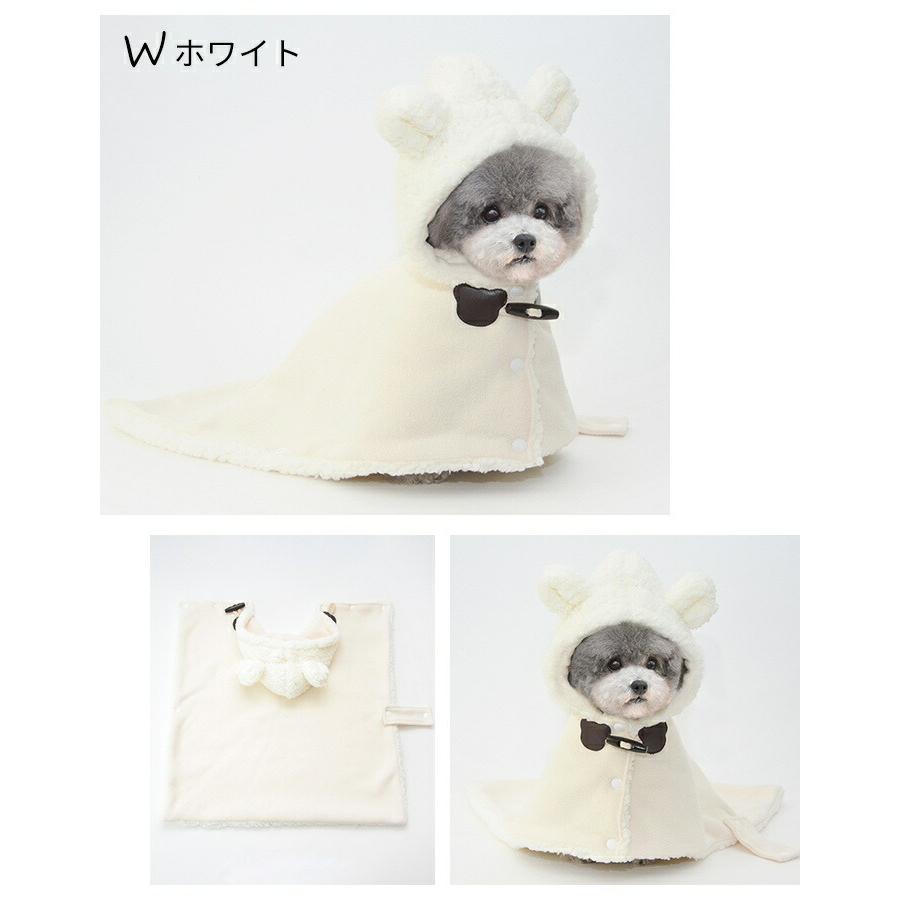 散歩 冬 暖か ふわふわ もこもこ ホワイト 犬の服 XL 家用 ペット ドッグウエア 裏ボア ボア フリース ポンチョ もこもこ 犬服 オシャレ 犬服・アクセサリー