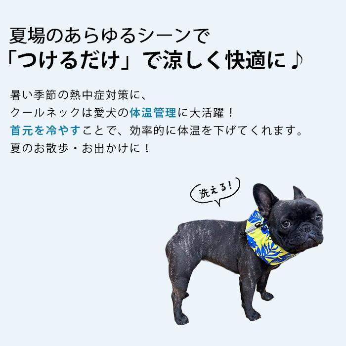 新柄登場 クールネック 犬 夏 長時間保冷 4層構造生地使用 全26柄 暑さ