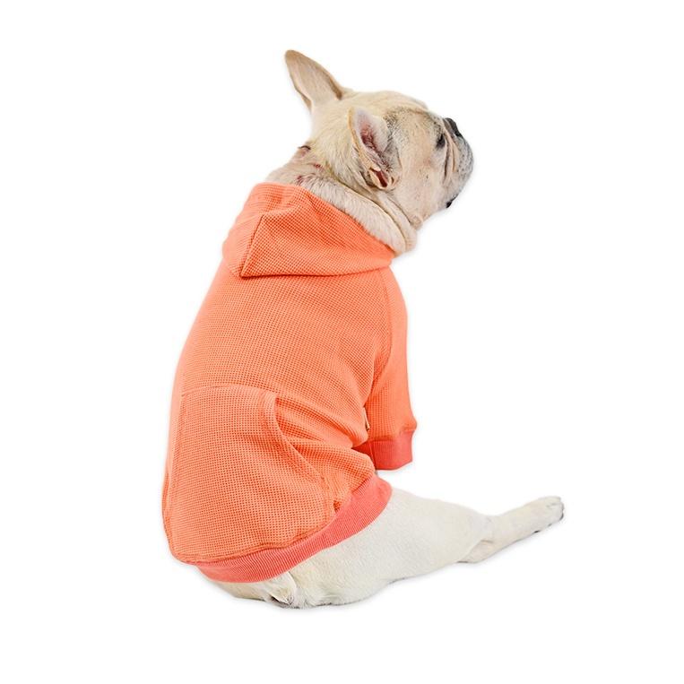 犬 服 ワッフルパーカー フードパーカー サーマル素材 フード付き