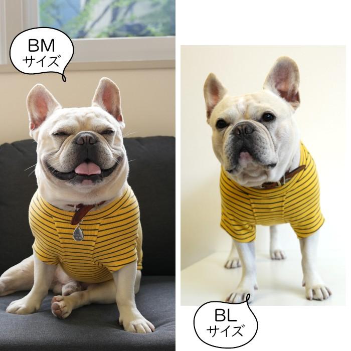 当社オリジナル 犬 服 中型犬 フレンチブルドッグ ボーダー カットソー