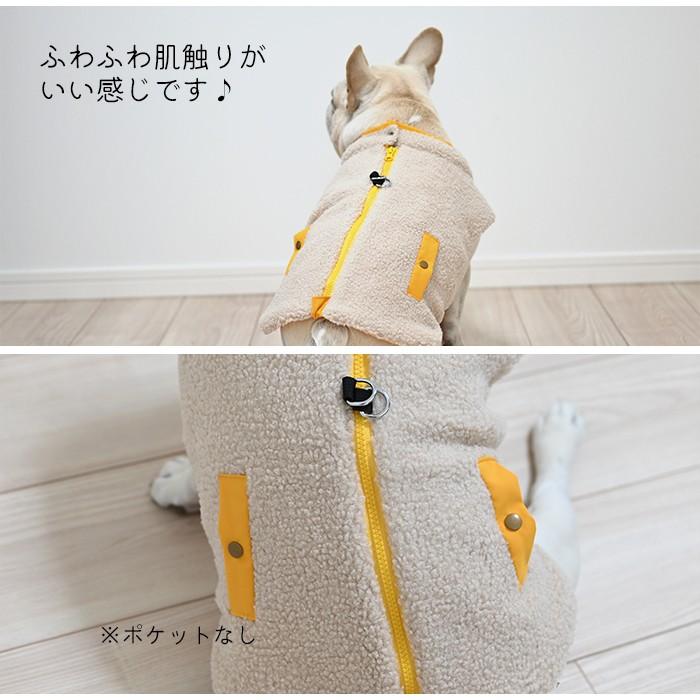 犬服LL 両面起毛　もふもふ！もこもこ！極厚プードルボア　チェック　ハンドメイド 新作 ボア フレンチブルドッグ フレブル 冬服 もこもこ ボア素材