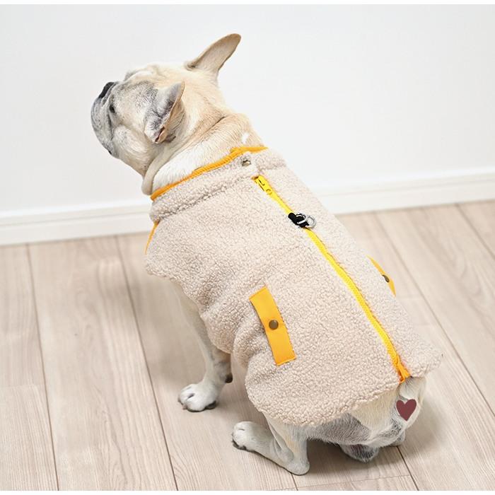 新作 ボア フレンチブルドッグ フレブル 冬服 もこもこ ボア素材