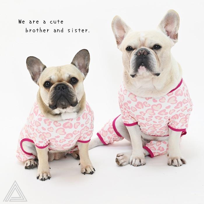 犬服 ロンパース くま ピンク おしゃれ 中型犬 小型犬 フレンチ