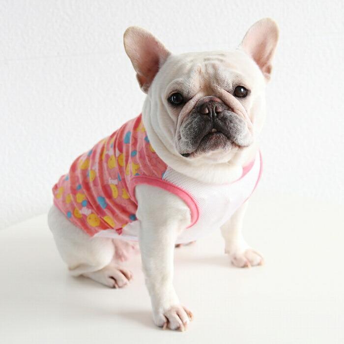 フレンチブルドック犬 服 タンクトップ パグ ドッグウェア 春 夏 秋