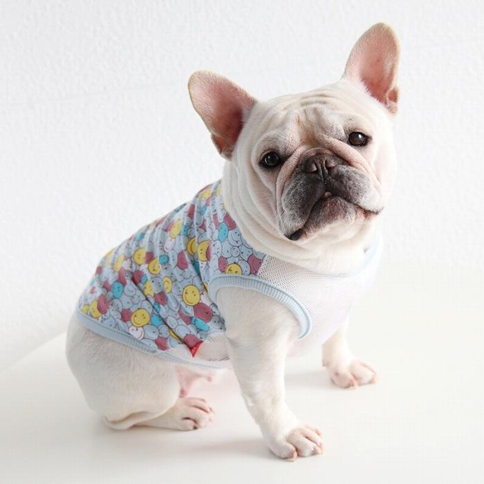 フレンチブルドック犬 服 タンクトップ パグ ドッグウェア 春 夏 秋