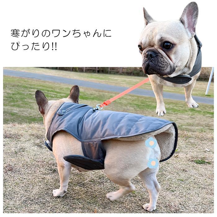 フレンチブルドッグ 秋冬 裏ボア ベスト 犬 服 犬服 防寒 アウター