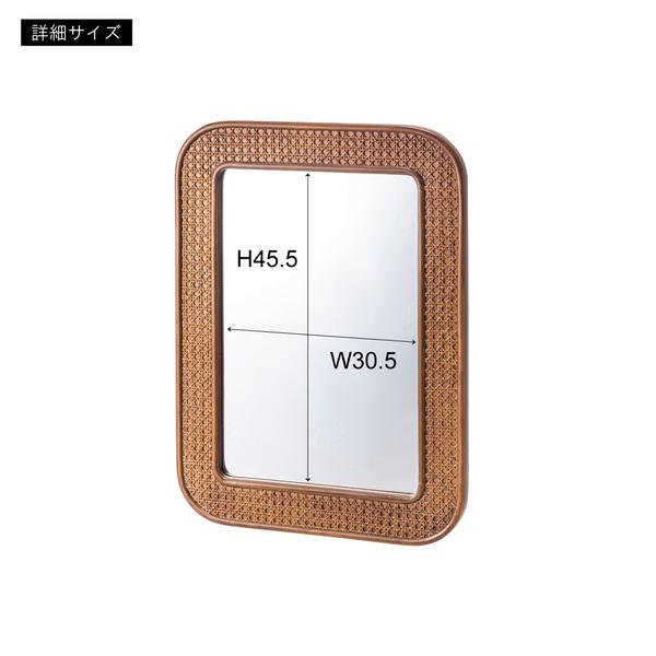 東谷 ミラー ナチュラル W45×D2.5×H60 完成品 MR-811NAの画像