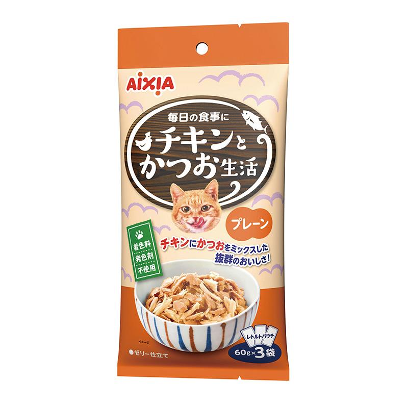アイシア（AIXIA） ［アイシア］チキンとかつお生活 プレーン180g タイ