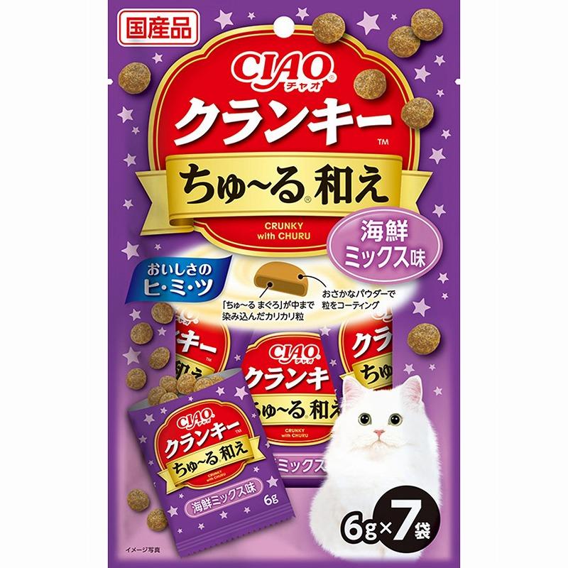 INABA ちゅ〜る ［いなばペットフード］CIAO クランキーちゅ〜る和え