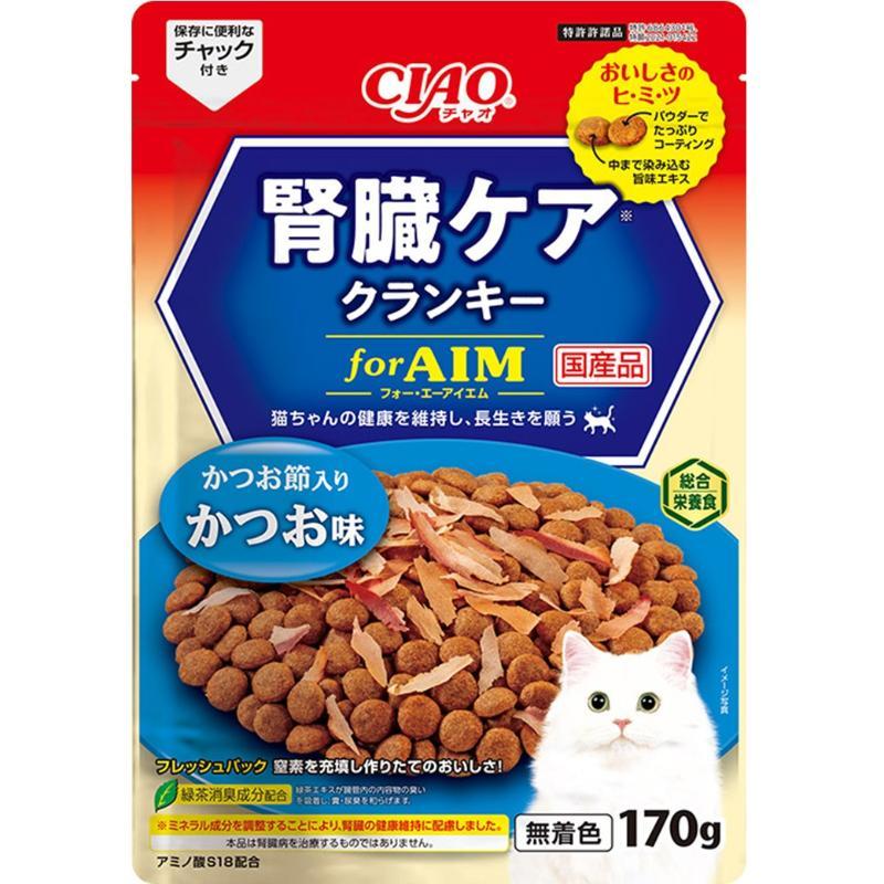 いなばペットフード］CIAO 腎臓ケアクランキー かつお節入り かつお味