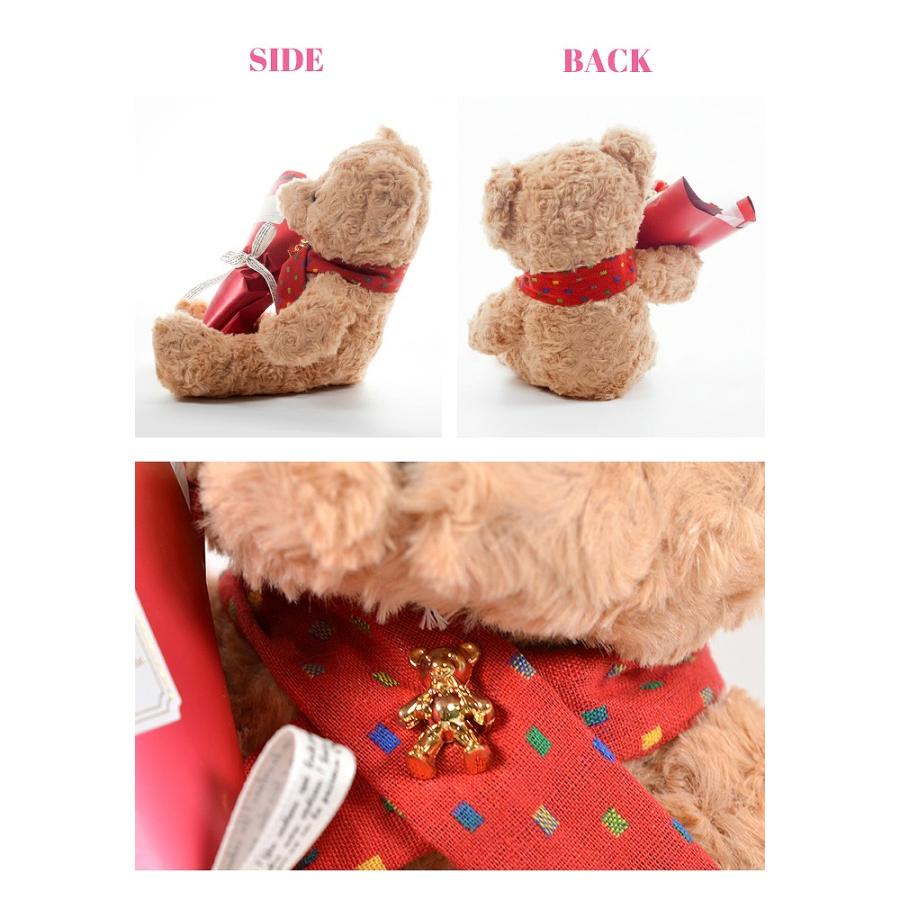 ソープフラワー くま テディベア プレゼント 花 ぬいぐるみ パブロベア